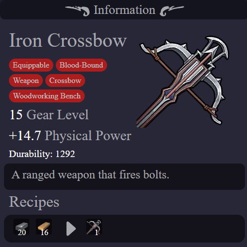 V Rising - How to mine Iron without Merciless Copper weapons - Meet Iron Crossbow! - 3009DF0