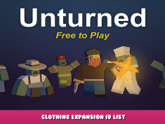Unturned – Clothing Expansion ID List 1 - steamlists.com