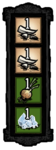 Don't Starve Together - List of all 11 Warly's special dishes and 4 Spices - Bone Bouillon - 1C061A3