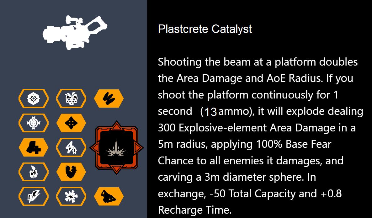 Deep Rock Galactic - Red Power Engine Weapon Guide - Shard Diffractor: 32123 Plastcrete Catalyst - 5A84391