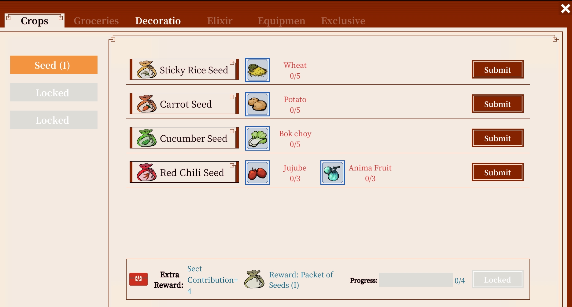 Immortal Life - Crops and Legendary Crops Complete Details - Where to buy seeds - 345CCA3