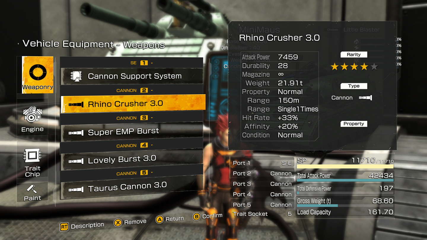 Metal Max Xeno Reborn - List of all vehicles + Overpowered MG and Cannon Build - Heavy Hitting Cannon Build - 4FCBDD7