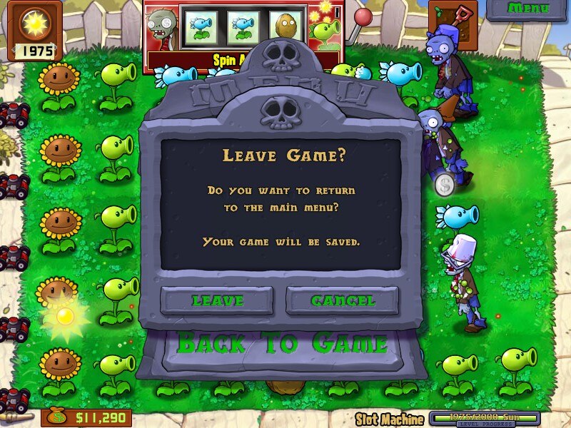Plants vs. Zombies: Game of the Year - Unlimited Money + Unlock Mini-Games - Play The Slot Machine Mini Game - A67ECCB