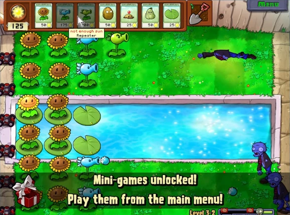 Plants vs. Zombies: Game of the Year - Unlimited Money + Unlock Mini-Games - Unlock Mini-Games - 1B06361