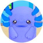 Roblox Pet Show Dress Up - Shop Item Electric Blue Axolotl - IMN-gnP
