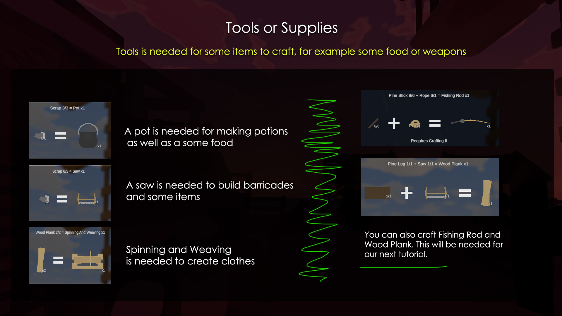 Unturned - All Crafting Items Guide - Tools & Supplies - E126DDC