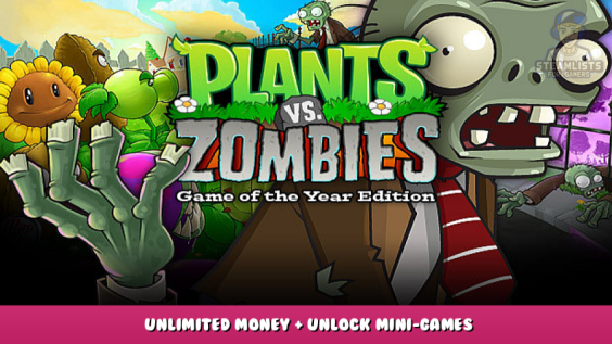 Plants vs. Zombies: Game of the Year – Unlimited Money + Unlock Mini-Games 1 - steamlists.com