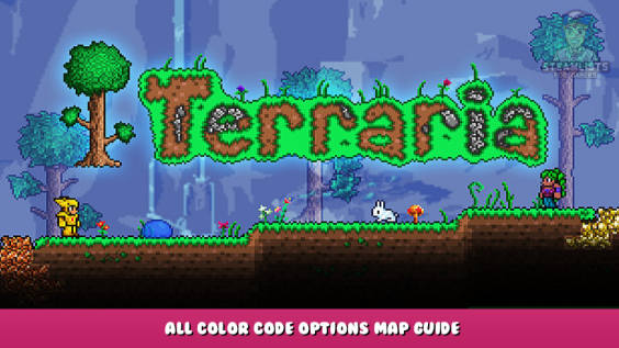 Terraria – All Color Code Options Map Guide 1 - steamlists.com