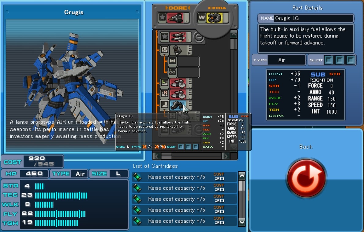 CosmicBreak Universal - How to Build a Single Shooter Air Robot - SUB Weapons, and flying forever - 68190D4