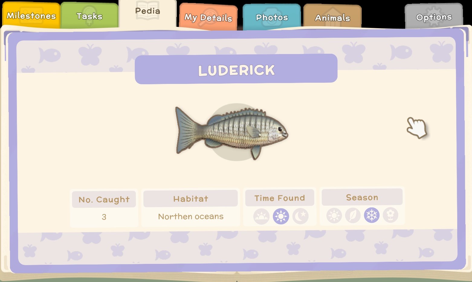 Dinkum - List of all the fish in the game - Pedia Fish - 8DDB4C0