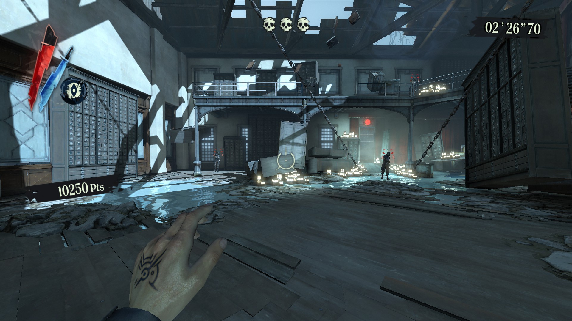 Dishonored - Obtaining Headhunter Achievement Guide - Room 7: 3 Whalers - 75BB0DE