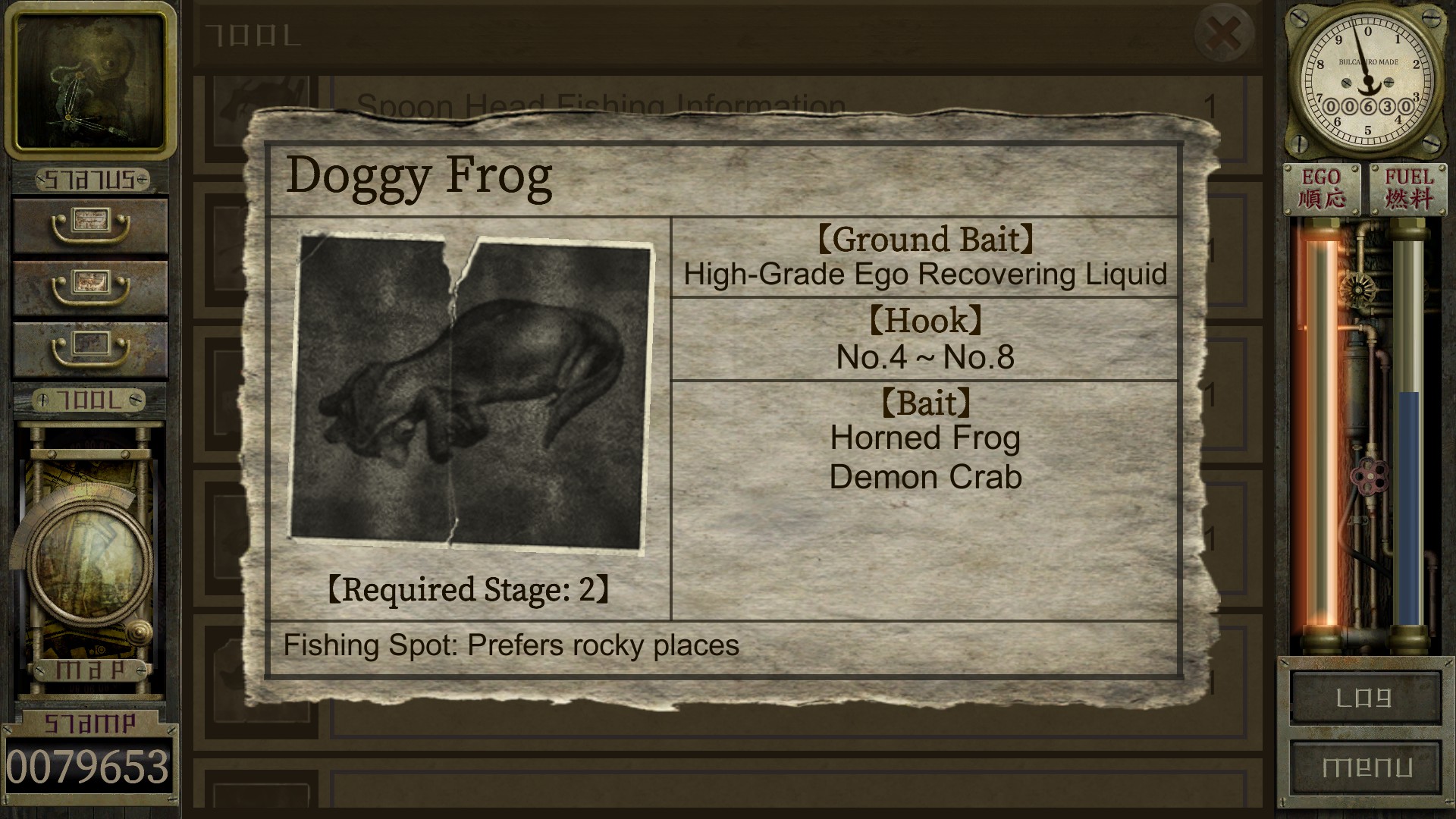 Garage: Bad Dream Adventure - Fishing Guide - WIP - Frog Info Papers - 7379405