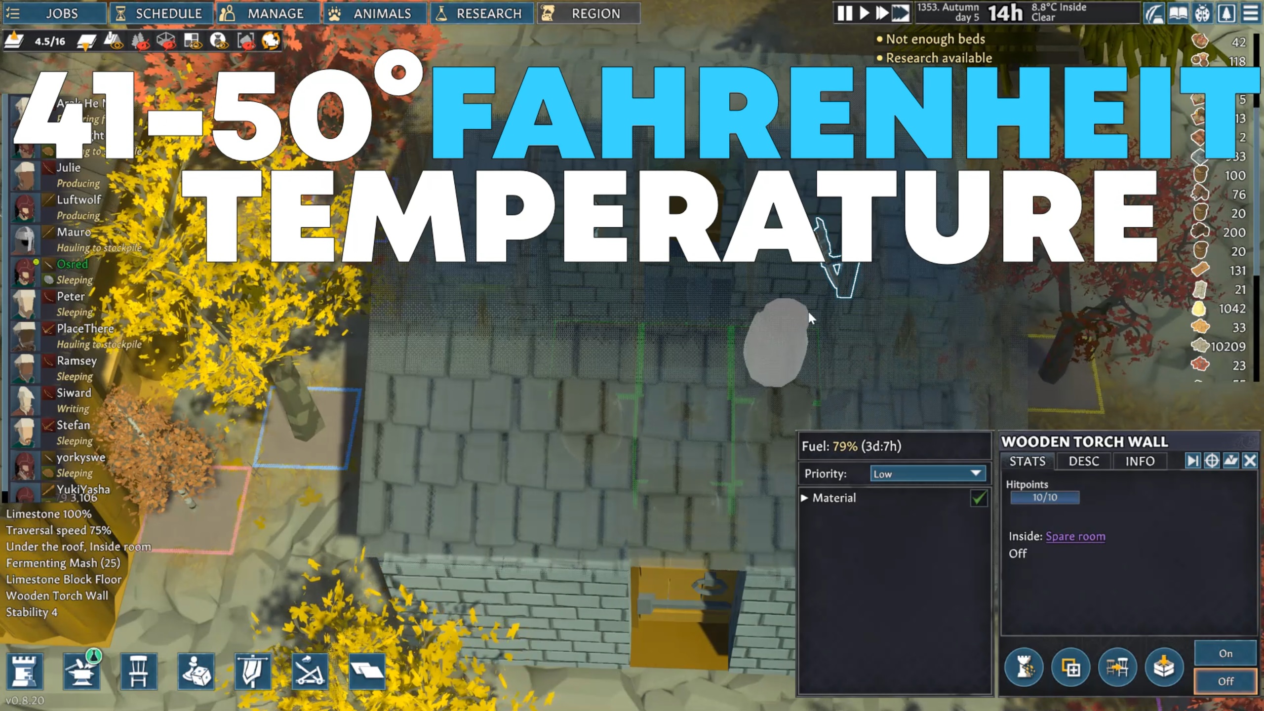 Going Medieval - Fermentation Video Tutorial Guide - Optimal Temperature C,F - D5525E0