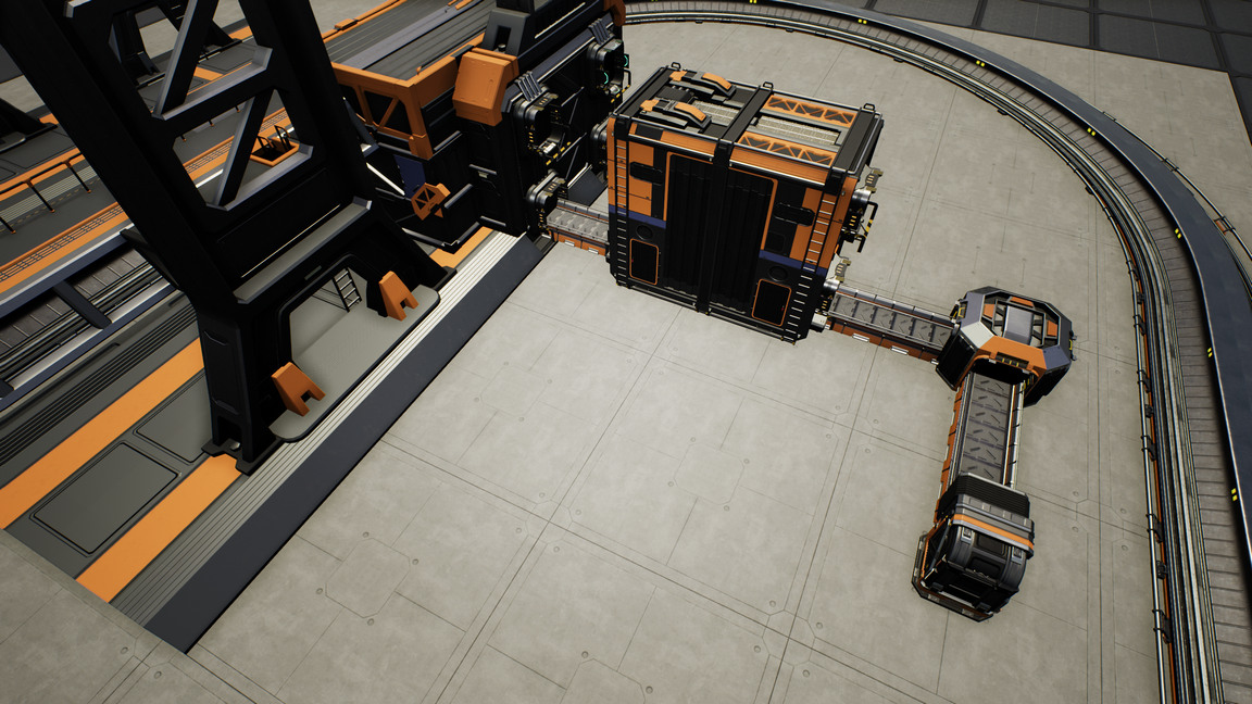 Satisfactory - How to Build Train Station Outpost - VII. Add Storage for Buffering - C9A2961