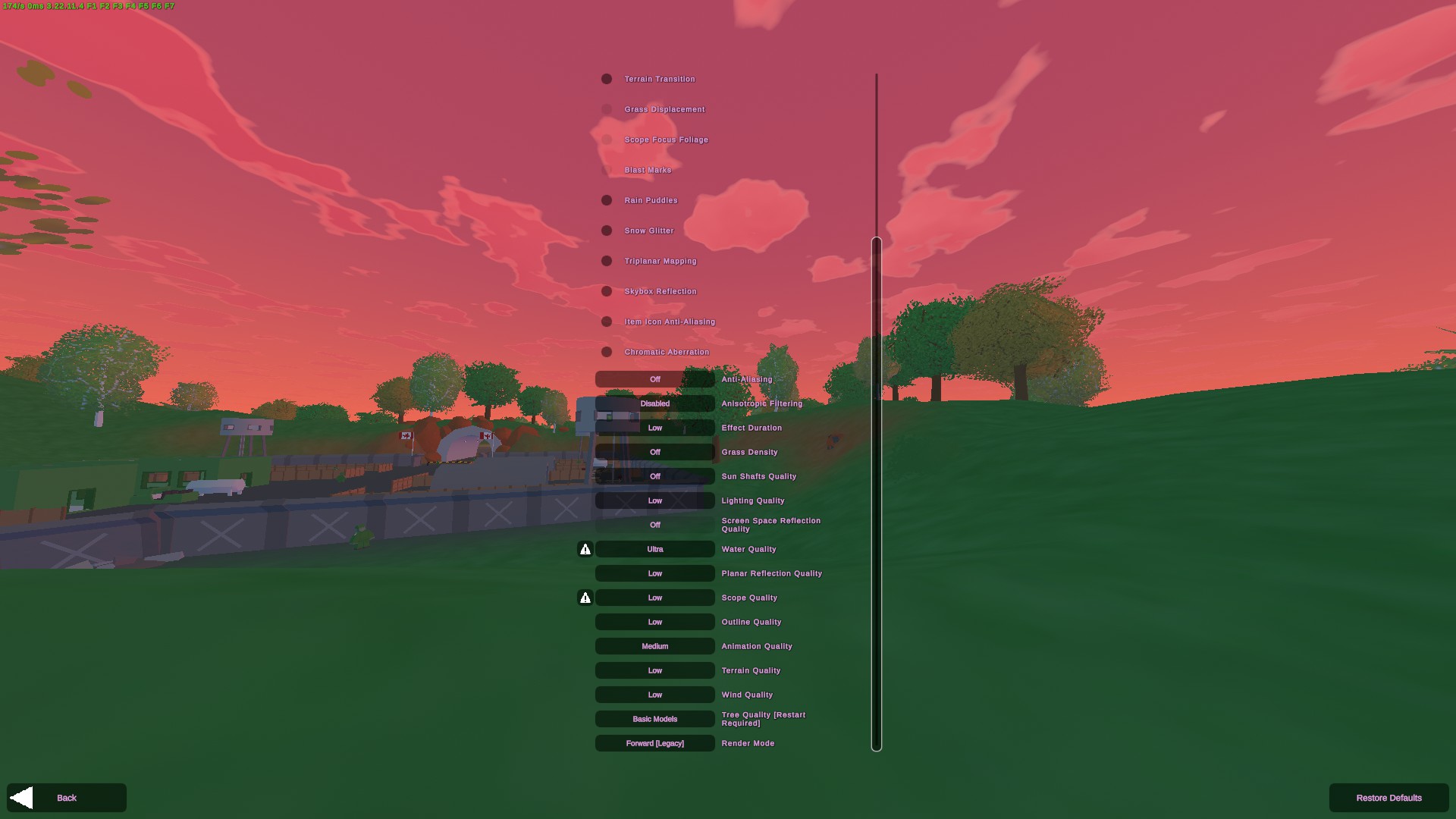 Unturned - Best PVP graphics settings for visibility - Settings - 8B8BBA6