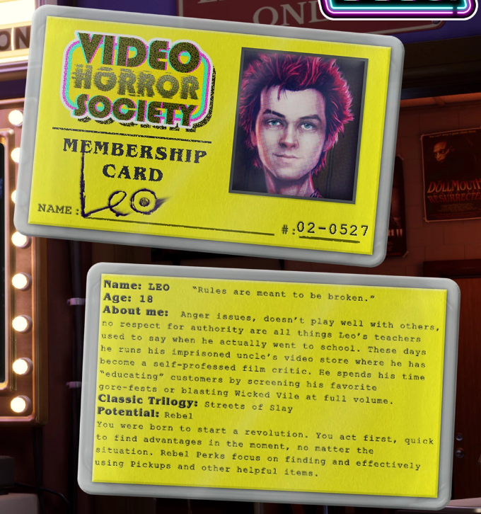 Video Horror Society - All teens biography information - Official teens cards - 72DDDC4