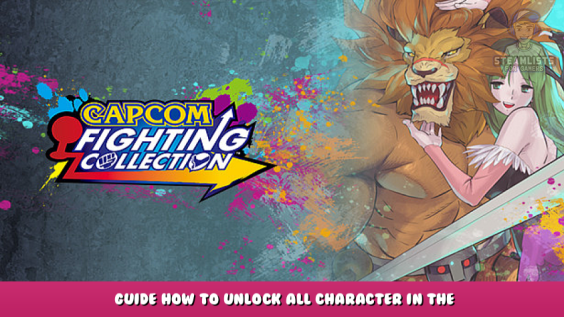 Capcom Fighting Collection – Guide how to unlock all character in the Darkstalkers Series 1 - steamlists.com