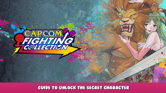 Capcom Fighting Collection – Guide to unlock the secret character 1 - steamlists.com