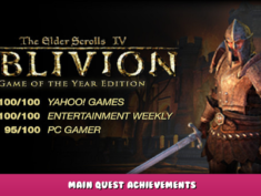 The Elder Scrolls IV: Oblivion – Main Quest Achievements 1 - steamlists.com
