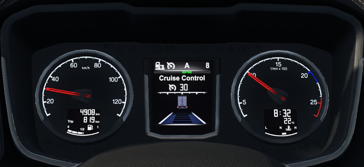 Euro Truck Simulator 2 - Включить круиз-контроль - Использование. - FDF65EF