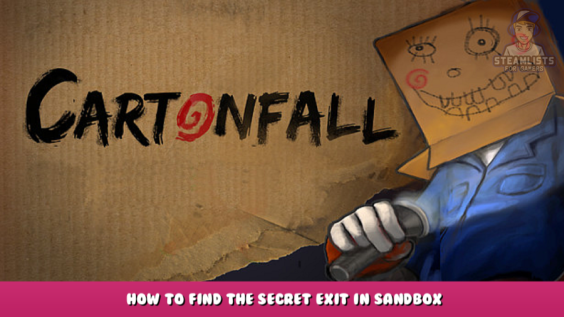 Cartonfall – How to find the secret exit in Sandbox 1 - steamlists.com