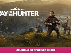 Way of the Hunter – All Rifles Comparison Chart 1 - steamlists.com