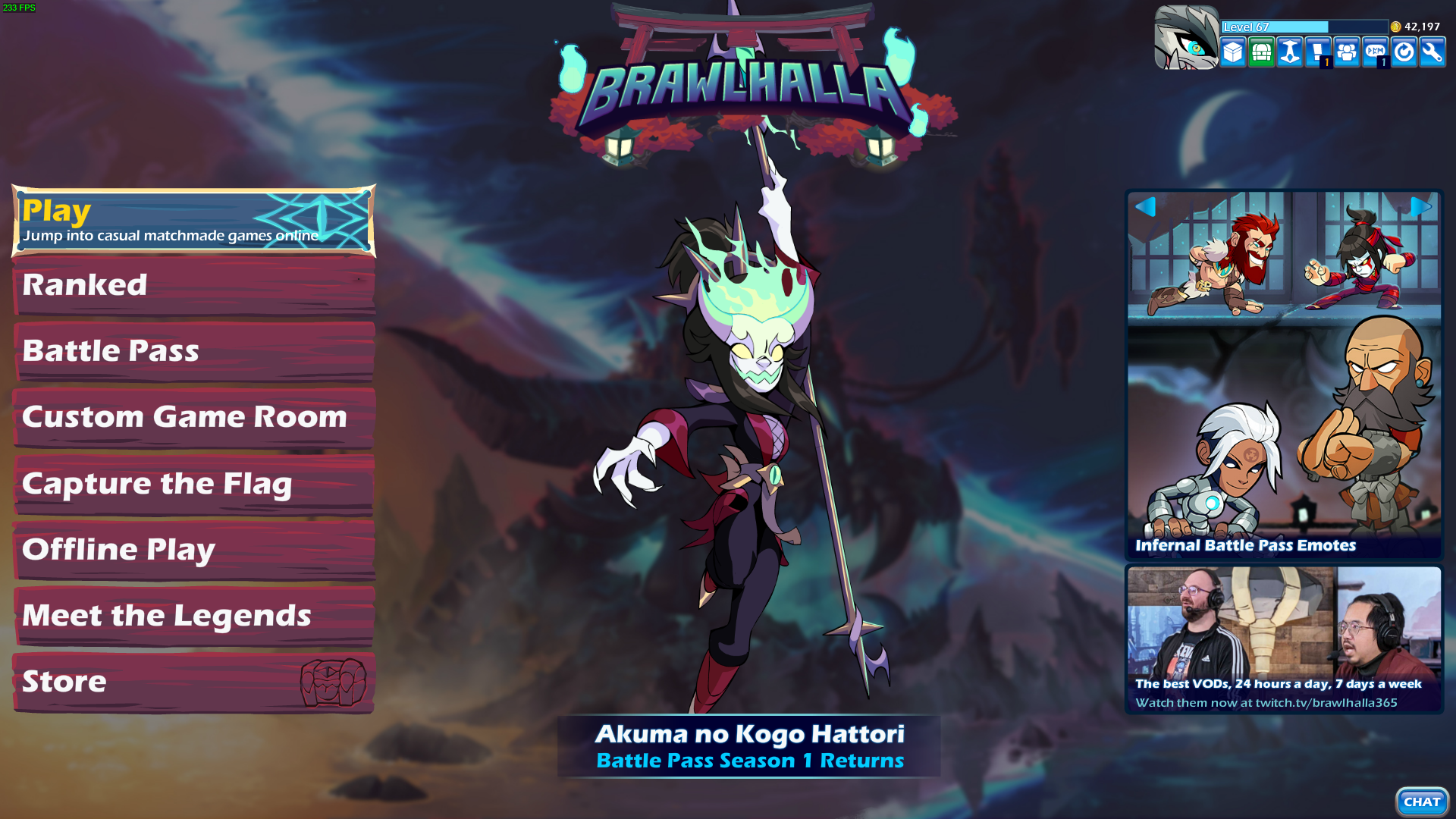 Brawlhalla - How to get 100 more fps commands - Result - 6427593