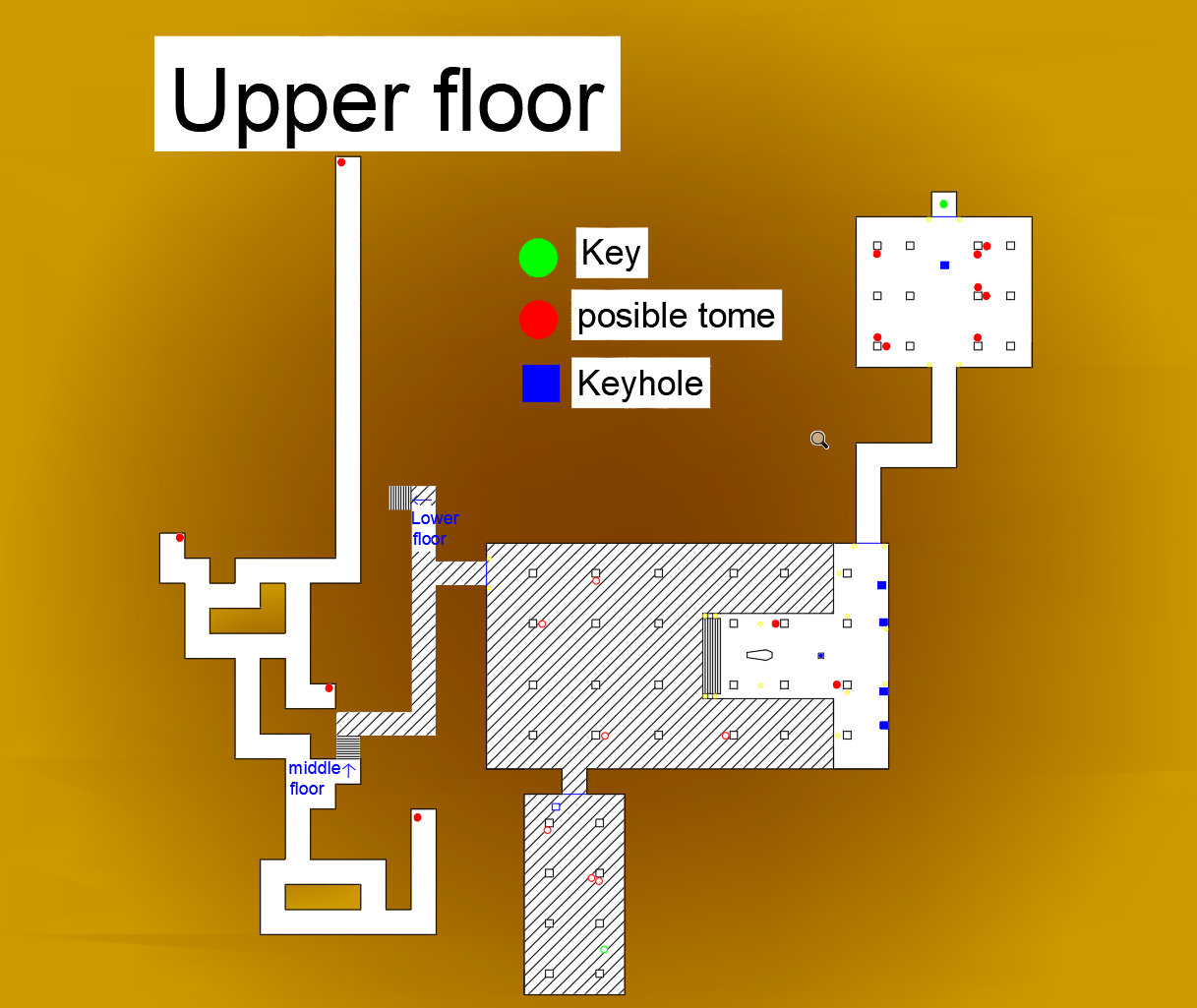 Crypt - Full Map Guide - Upper floor - CF6FB57