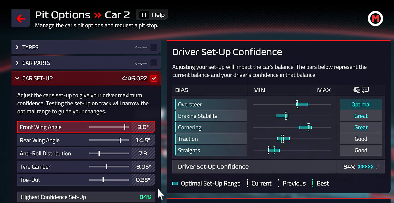 F1® Manager 2022 - How to Manage the Set-Up Confident - Improve Driver Setup Confidence! - 2B15E8E