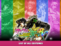 JoJo’s Bizarre Adventure: All-Star Battle R – List of All Costumes 1 - steamlists.com