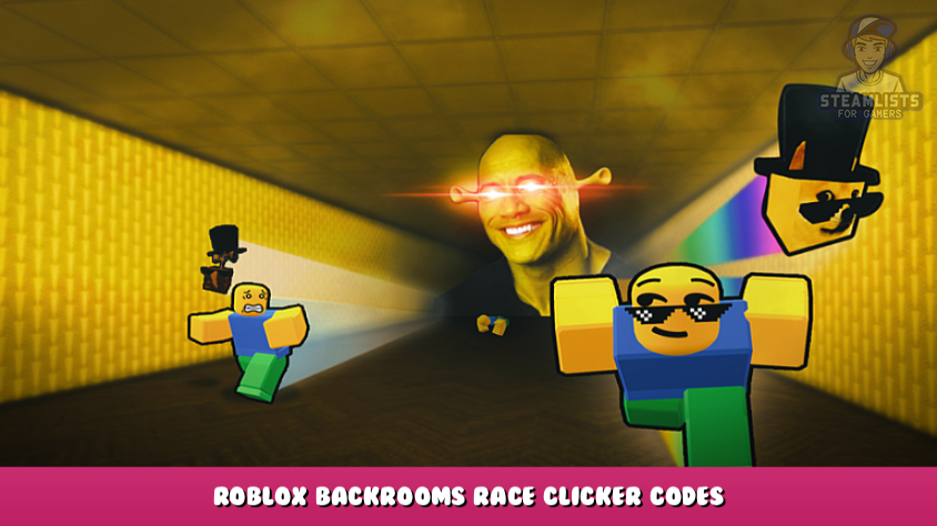Roblox - Backrooms Race Clicker Codes - Animais de estimação grátis e  vitórias (dezembro de 2023) - Listas Steam