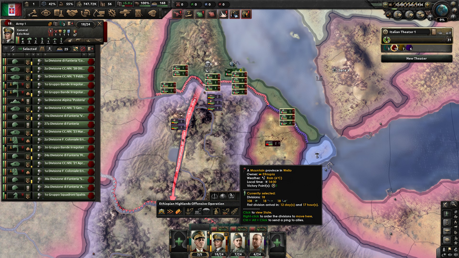 Hearts of Iron IV - How to defeat Ethiopia - Setup for Success: - D71824C