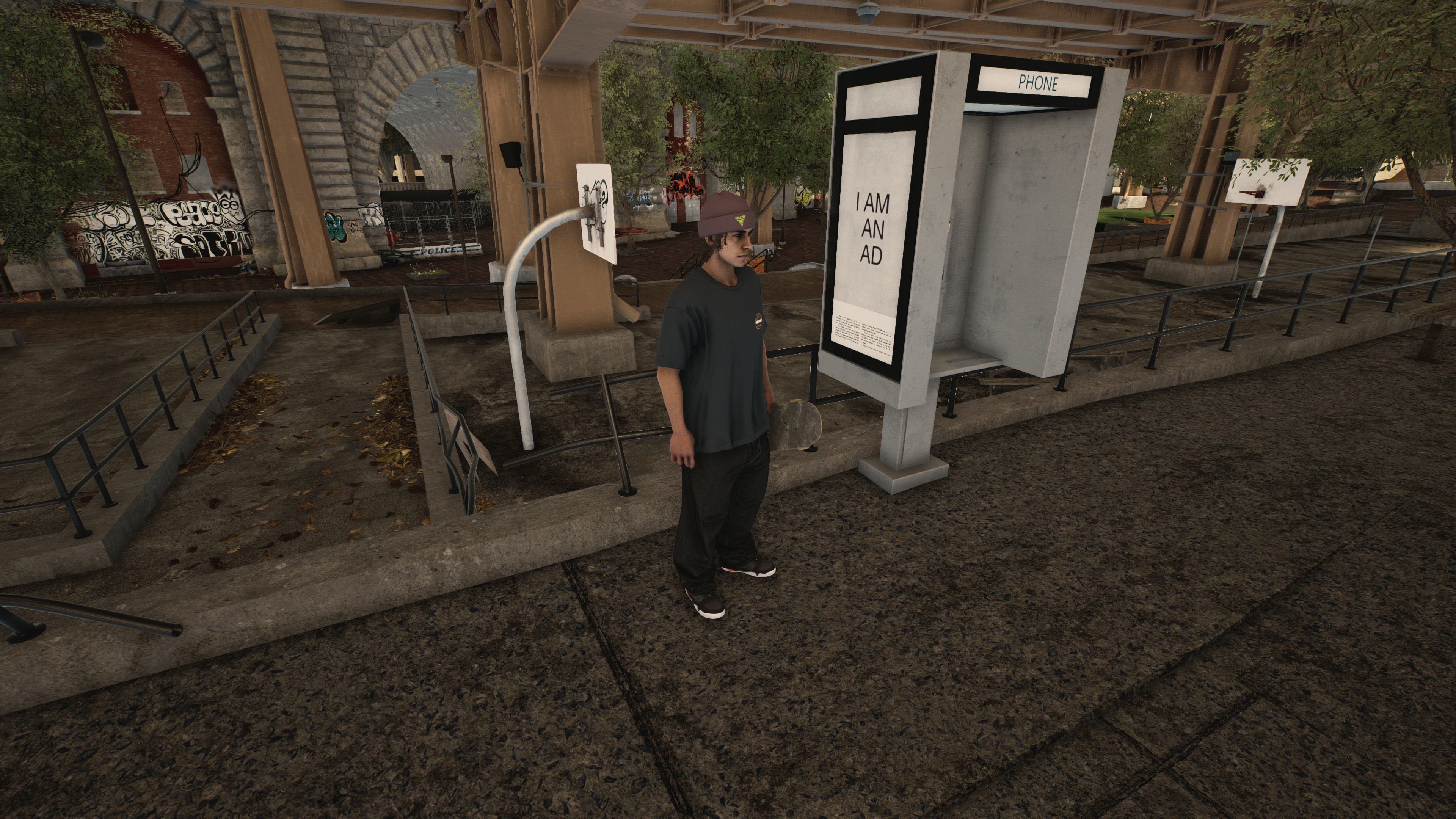Session: Skate Sim - Pay Phone Challenges - NYC Brooklyn Banks/Chatham Towers Area. - 156FCEF