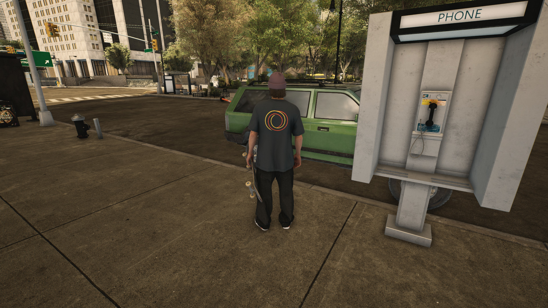 Session: Skate Sim - Pay Phone Challenges - NYC Brooklyn Banks/Chatham Towers Area. - 483E072