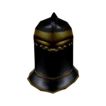 The Elder Scrolls III: Morrowind - Character Creation and Weapons Info - Sarano Ebony Helmet - 69D30B8