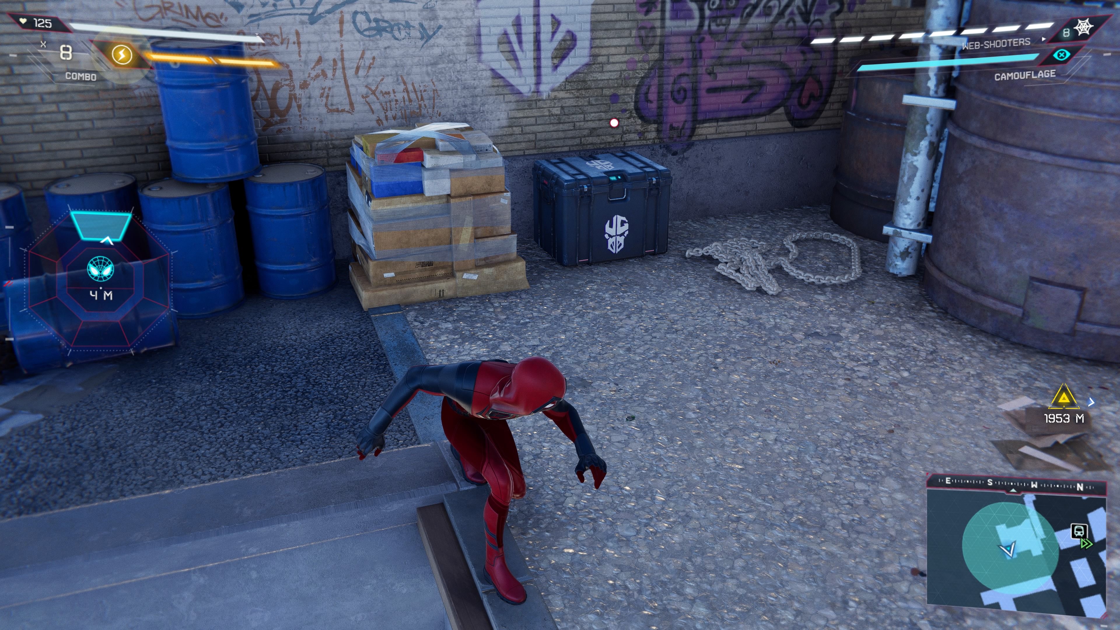 Marvel's Spider-Man: Miles Morales - Underground Cache Locations and Maps - FINANCIAL DISTRICT - 9F873C7