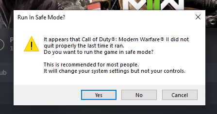 Call of Duty®: Modern Warfare® II | Warzone™ 2.0 - Game launch without crashing - Basic Startup - 47B3BC3