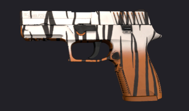 Counter-Strike: Global Offensive - Pattern guide for the P250 - Bengal Tiger - Funny and interesting patterns - 6B02F9B