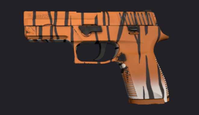 Counter-Strike: Global Offensive - Pattern guide for the P250 - Bengal Tiger - Orange Tiger - BF434C6