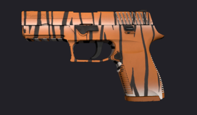 Counter-Strike: Global Offensive - Pattern guide for the P250 - Bengal Tiger - Orange Tiger - D904713
