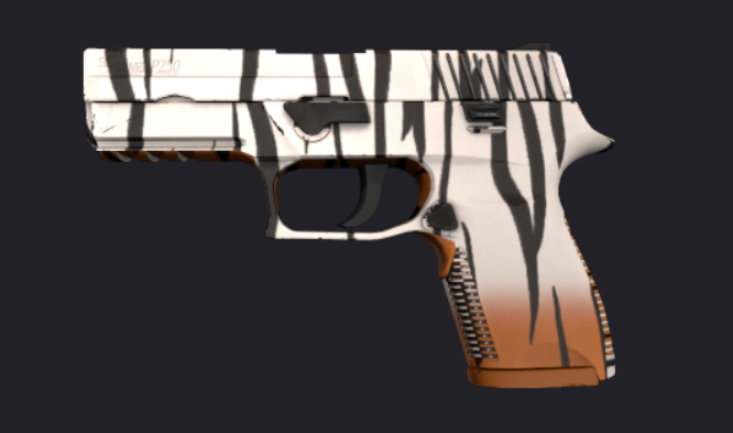 Counter-Strike: Global Offensive - Pattern guide for the P250 - Bengal Tiger - White Tiger - D351DBC