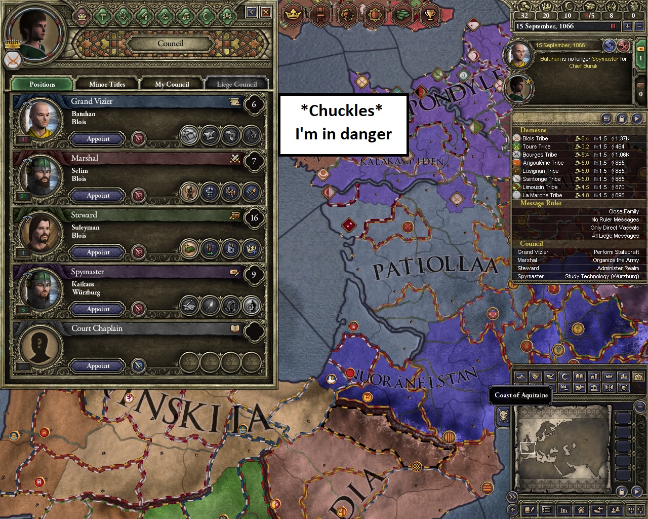 Crusader Kings II - How to Get Rare Achievement - So now you're a big boi. - 2175A30