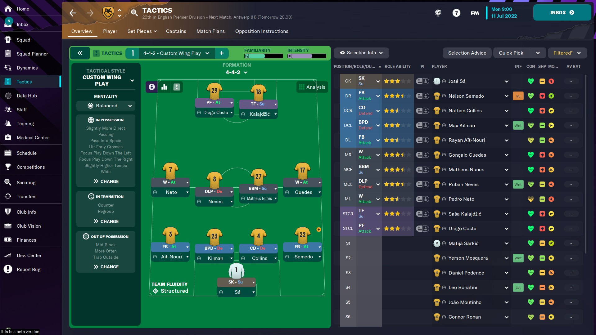 Football Manager 2023 - Guide to Managing a New Club - Tactics - 8AD142C