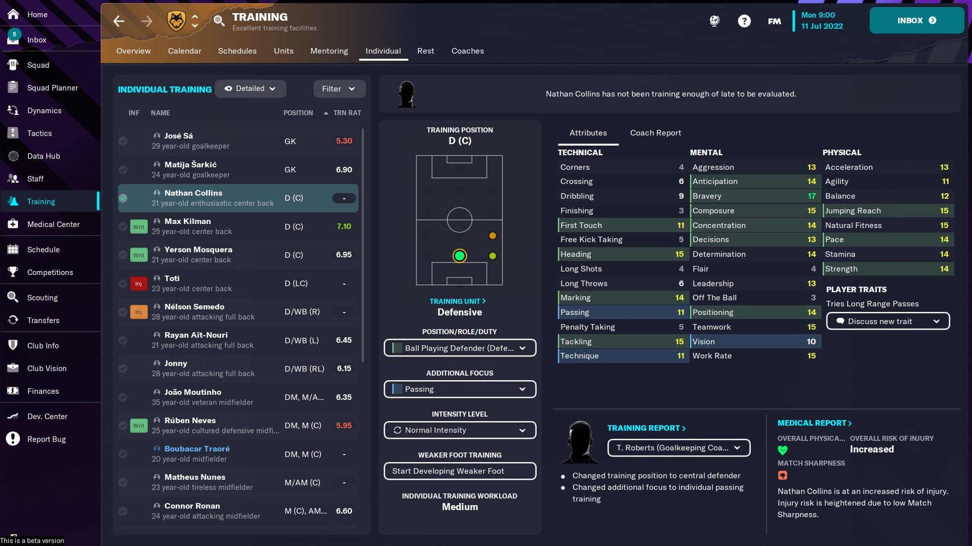 Football Manager 2023 - Guide to Managing a New Club - Training - 01E34C7