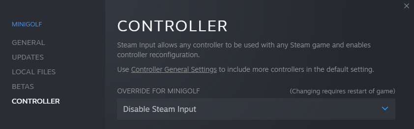 Minigolf - Basic Input Devices & Controls - Connecting Gamepads - 798AA48