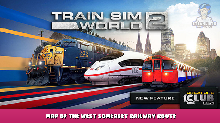 Train Sim World® 2 - Map of the West Somerset Railway Route - Steam Lists