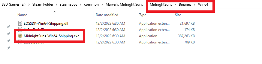 Marvel's Midnight Suns - 2K Launcher Disable Tutorial - Locate MAIN executable - F8D4C7B