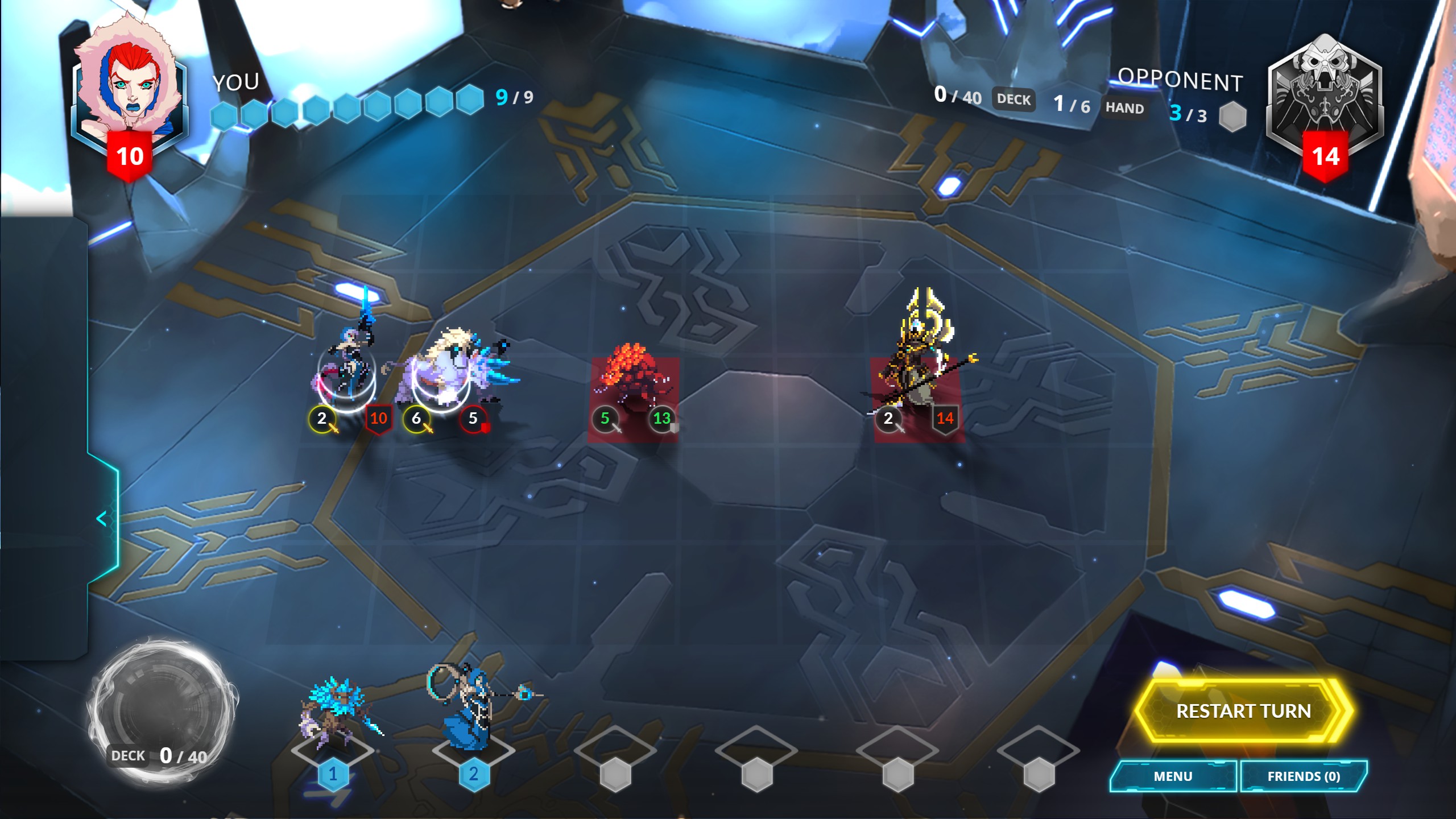 Duelyst II - Challenge + Puzzle Guide Walkthrough - 2: THE REALM OF DREAMS - 57A30EE