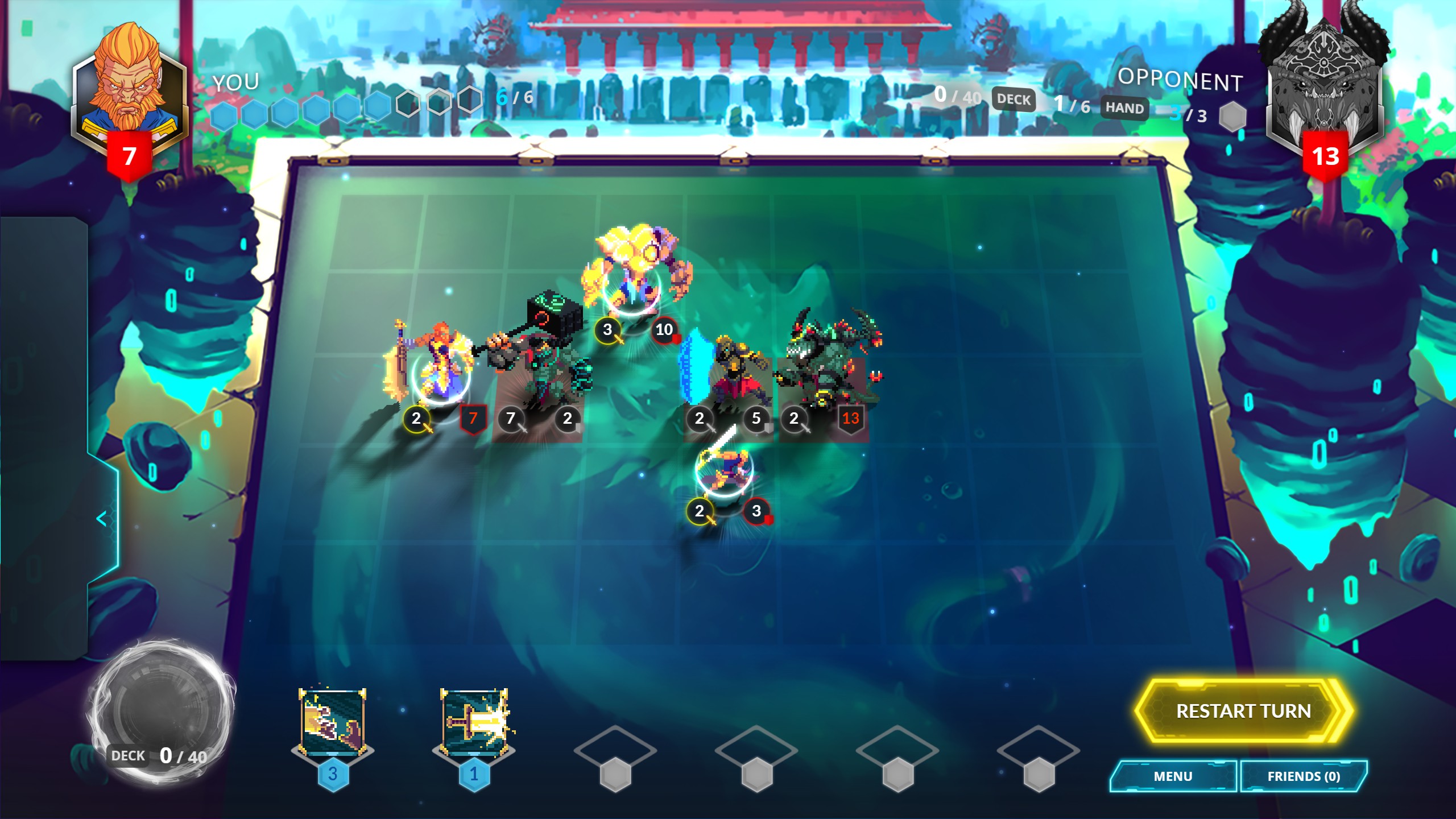 Duelyst II - Challenge + Puzzle Guide Walkthrough - 2: THE REALM OF DREAMS - 5BB5CD4