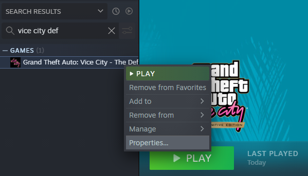Grand Theft Auto: Vice City - The Definitive Edition - How to remove intro in game - Remove intro - A710625